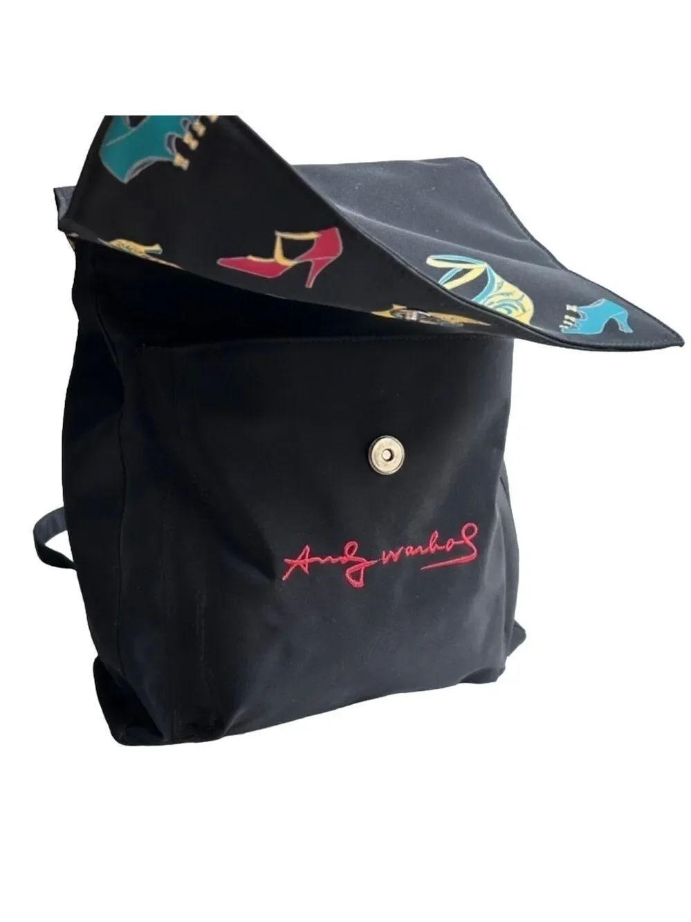 Andy Warhol Backpack with Shoe Graphics